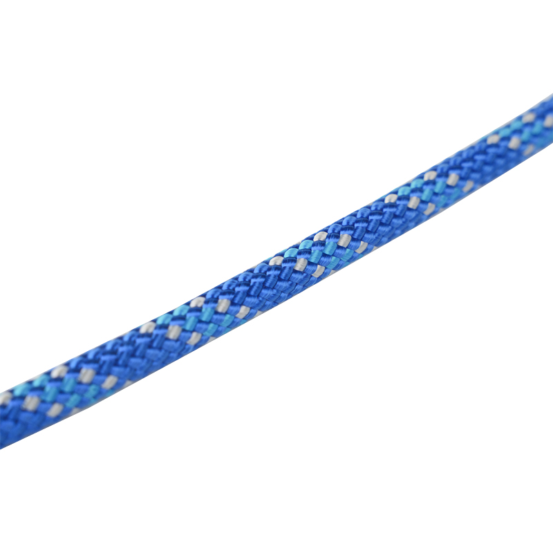 Funie împletită din poliester plată netedă de 8 mm