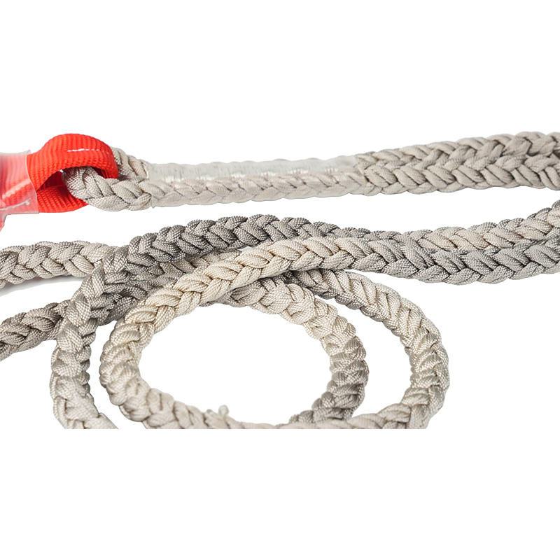 Snur dublu de protecție împotriva căderii KA-L02 cu frânghie din poliamidă și amortizor